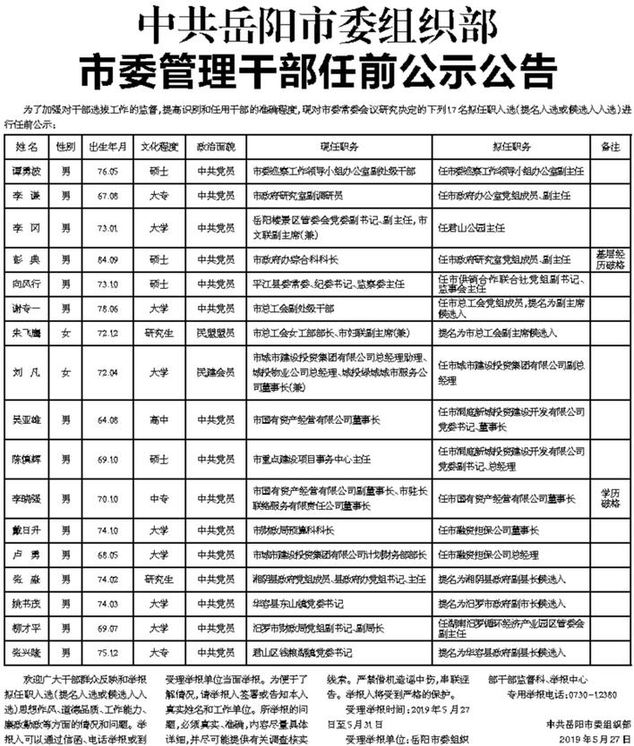 当阳市发展和改革局人事任命动态更新